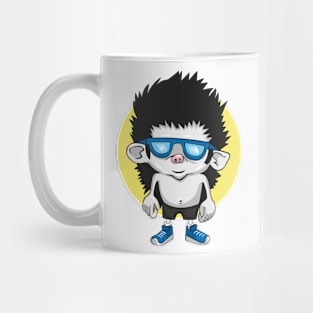 sunny hedgehog Mug